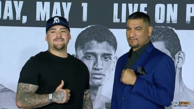 Andy ruiz vs chris arreola - face off энди руис - крис арреола - лицом к лицу