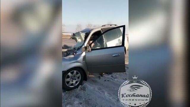 +18 / дтп на трассе костанай-мамлютка