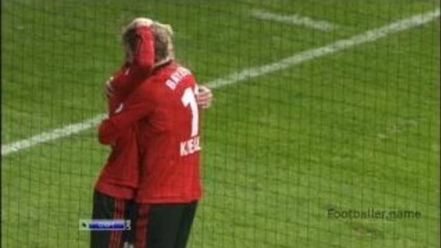 Андре шюрле видео гол. байер - айнтрахт. чемпионат германии по футболу 18 тур. footballer.name