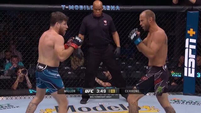 Джим миллер поймал на удушающий и заставил сдаться дональда серроне во втором раунде!