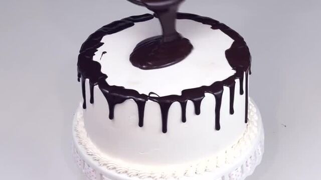 Шоколадные подтеки на торте. как сделать шоколадную глазурь для торта | больше рецептов в группе десертомания