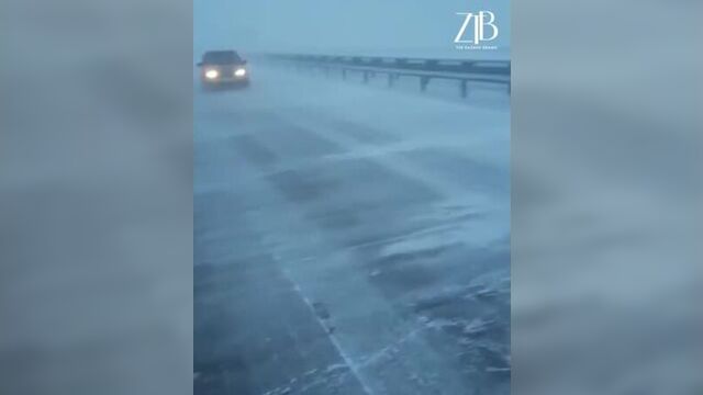 Трасса алматы-тараз темірлан. гололед. боран_hd.mp4