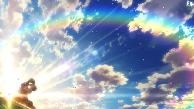 Нацуки субару и рэм поцелуй под лучами солнца - живые обои для wallpaper engine