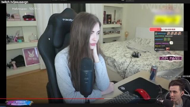 Хесус дрочил во время стрима [jesusavgn]
