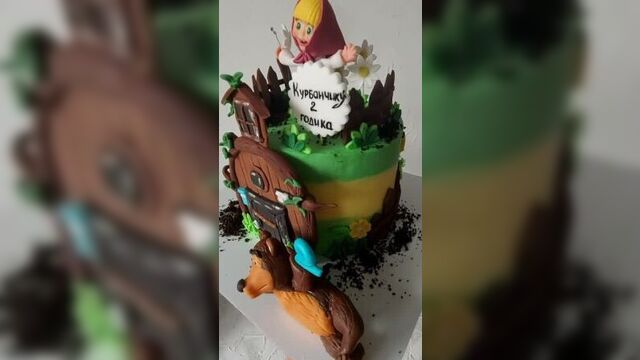 Торт "маша и медведь"