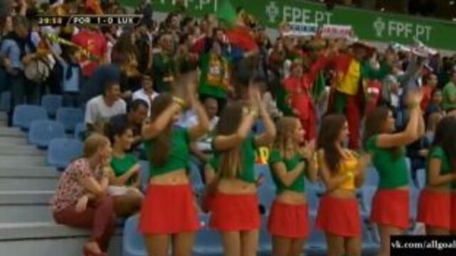 Португалия 1-0 люксембург / гол варела / 15.10.2013