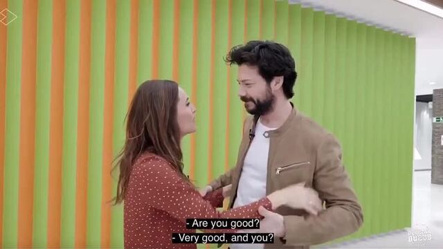 Альваро и ициар дают интервью в рамках 30-летия канала antena 3