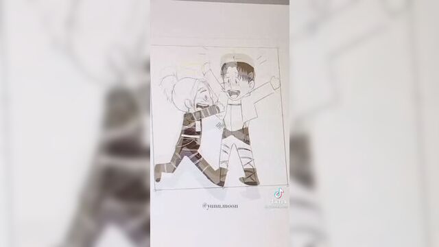 Атака титанов | встреча саши и марко