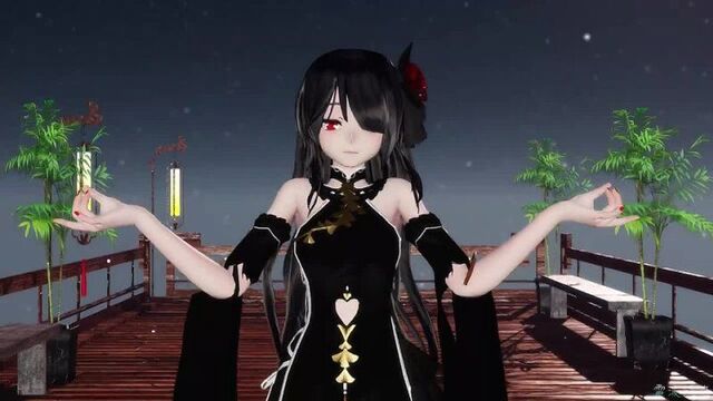 『4kmmd』響喜乱舞 tokisaki kurumi 時崎狂三