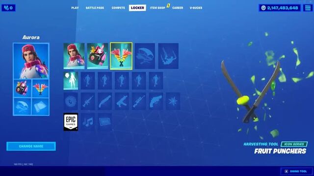 Полный сет "loserfruit" в игре