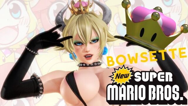 3d porn bowsette futanari sex minet