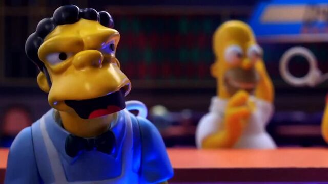 The simpsons - robot chicken couch gag - animation on fox