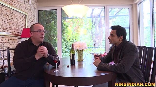 (كس زوجتك لترقيتك) لاحظ حياء زوجتك المؤدب ثم حماسها (your wife's pussy for your promotion) notice shyness of your polite wife, t