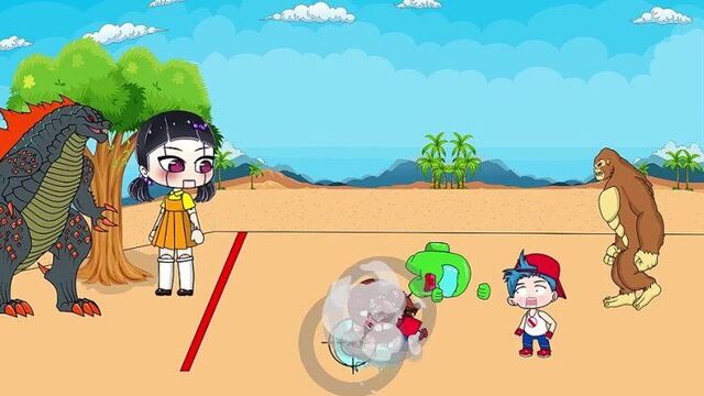 어몽어스 오징어 게임 squid game _ red light green light full compilation #3 _ friday night funkin animations