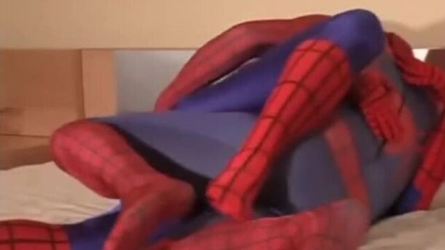 Spiderman xxx gay spiderman bareback