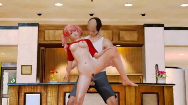[ honey girl 3d ] ep.02 young girl and granpa ( #3d #hentai #hentai-3d )