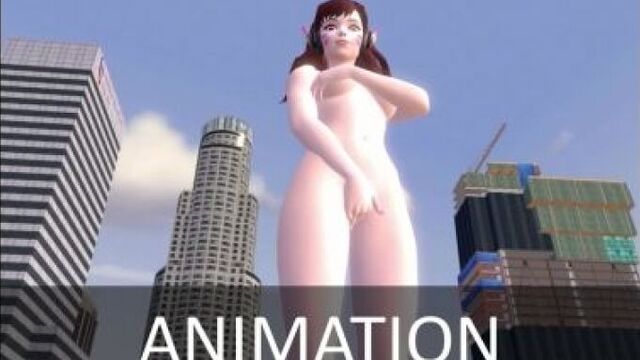 [sfm giantess] d.va's unstoppable growth