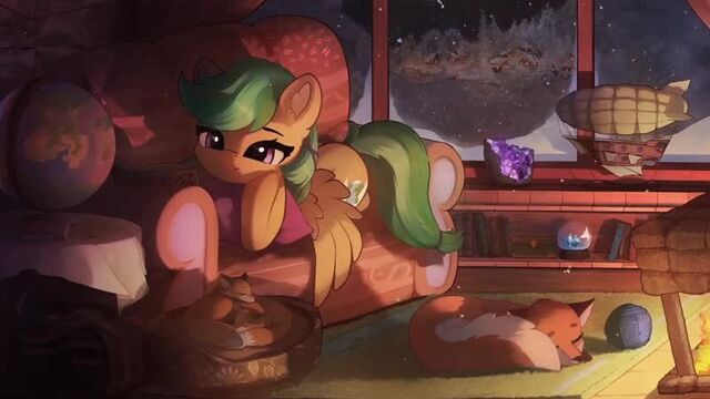 Animation home comfort - my little pony(mlp)