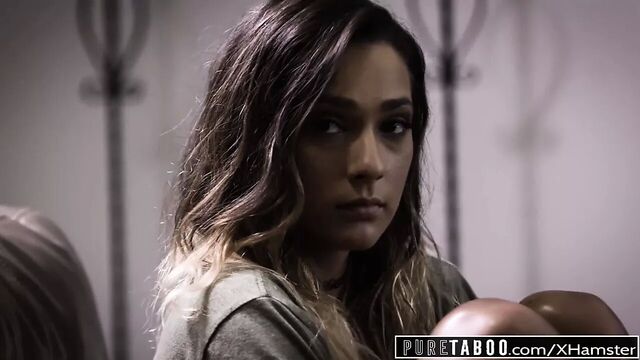 Pure taboo teen virgin tricked into fucking uncle