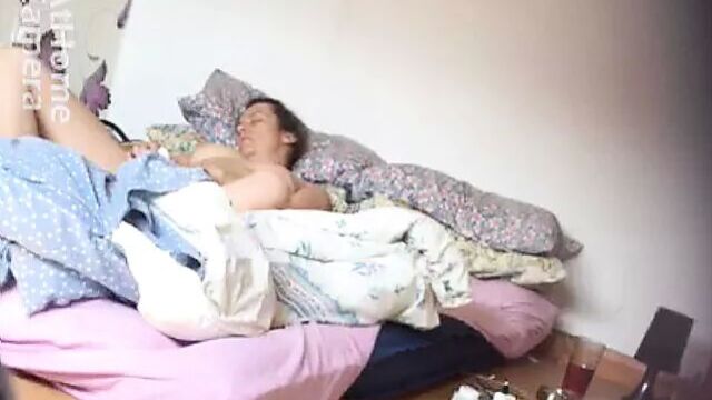 Wife masturbate hidden cam