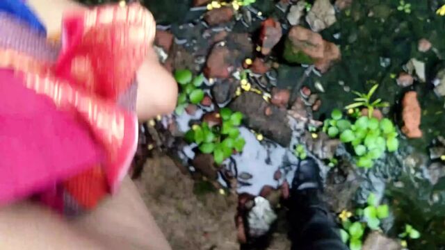 I fuck my teacher in wood real outdoor risky sex