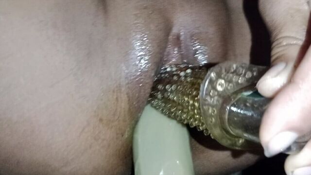 Double penins dala chut me