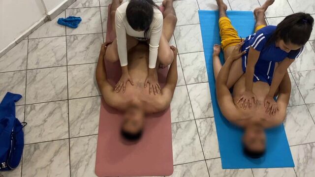 Couples massage with happy ending girlfriend exchange between friends who changed their partners