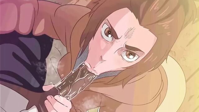 Attack on titan – gabi braun is sucking some dick
