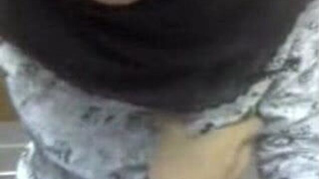 Malaysian hijab girl boob press