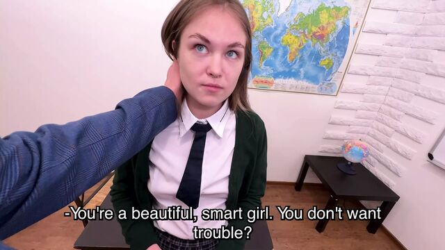 Stepdaughter learns to take my cum