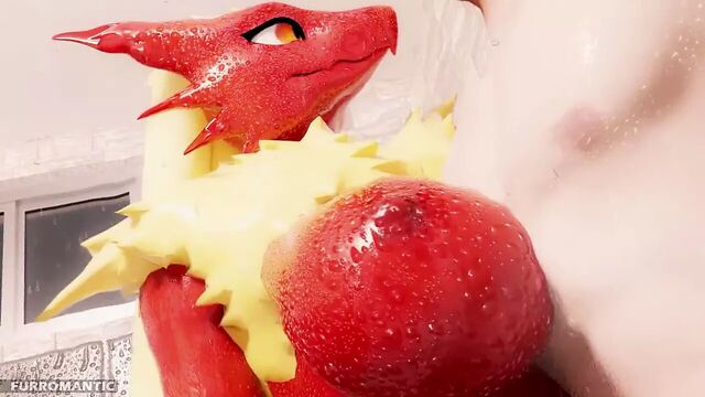 Pokemon blaziken hot shower