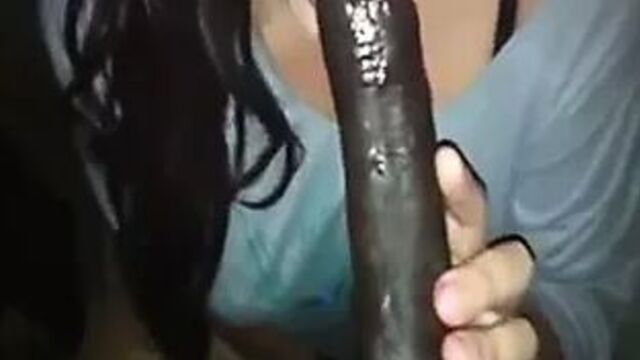 Incredible 12 inch deepthroat tranny
