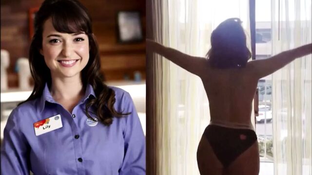 Milana vayntrub boob slip