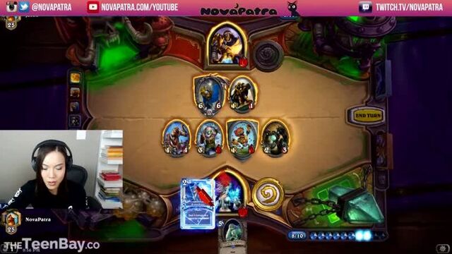 Novapatra forgets her twitch stream is on and faps