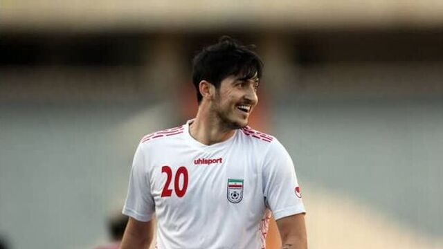 Дубль сердара азмуна в матче иран - бахрейн