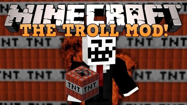 Minecraft׃ троллинг؟! (ловушки, фейкtnt и тд) [обзор модов]