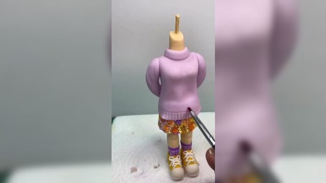 Фигурка энид синклер из уэнсдэй своими руками (эмма майерс, wednesday, ortega, ортега, уэнздэй )