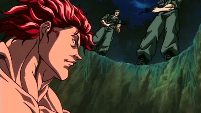 Ханма юдзиро против америки. 1 часть. 2 сезон 24 серия. боец баки