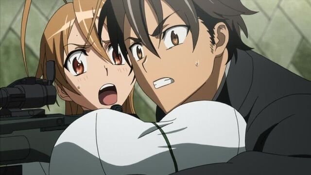 Highschool of the dead [ep.8] /школа мертвецов anime hentai ecchi