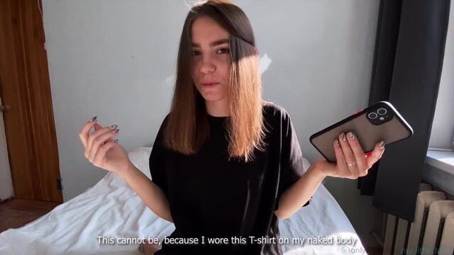 Уговорил подругу снять своё порно, а то надоели однотипные сюжеты