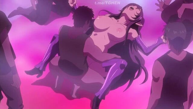 Чёрный пес/чёрный зверь - 4 серия - развращение благородных воительниц (рус суб)