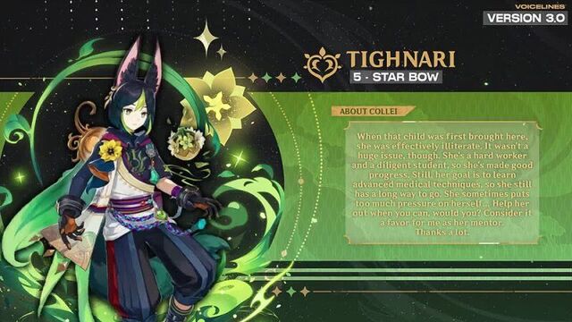 Genshin impact ~ тигнари об коллеи