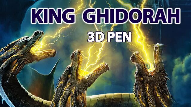 Кинг гидора 3d ручкой |как нарисовать? | diy | 3dpen.art | 2019