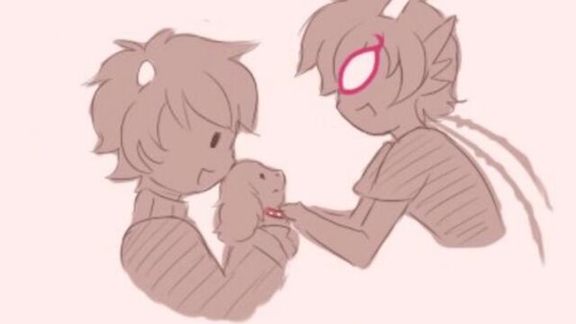 Homestuck fandub - миина пейшес, каркат вантас "щенок"