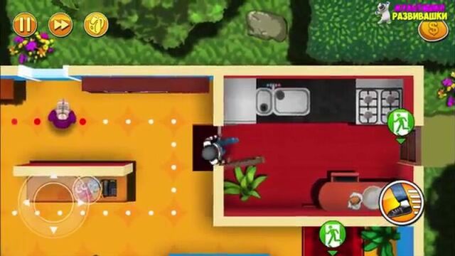 Воришка боб побег из тюрьмы #1 мультик игра для детей robbery bob мультяшная видео игра