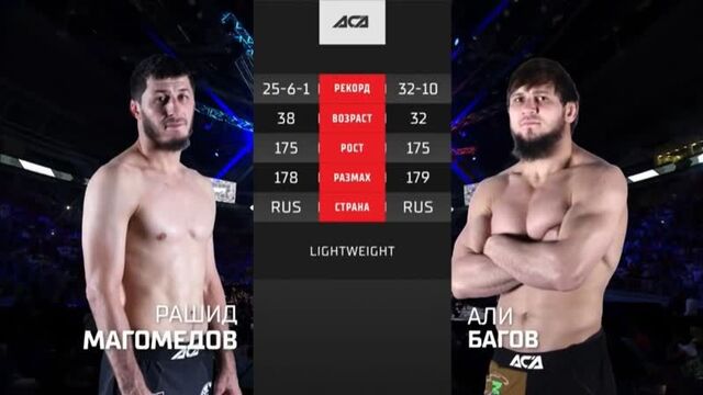 Рашид магомедов vs. али багов