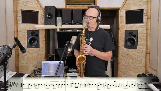 Celine dion – my heart will go on (мелодия из кинофильма титаник) (минусовка и ноты для саксофона альт и тенор)