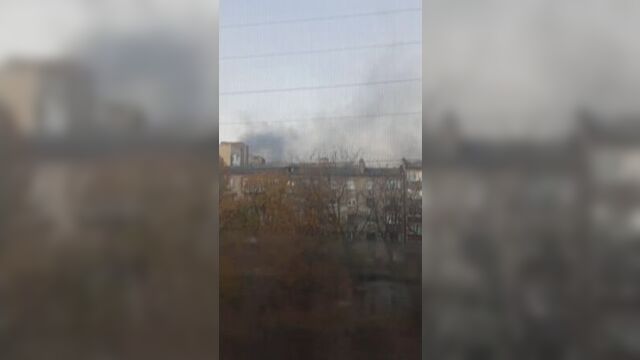 Сегодня утром, обстрел донецка, азотный