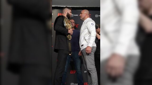 Иржи прохазка vs гловер тейшейра - первая битва взглядов перед ufc 282