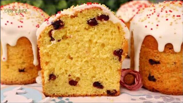 Кулич без возни, без дрожжей. замешивается за минуты! влажный и воздушный творожный кулич
